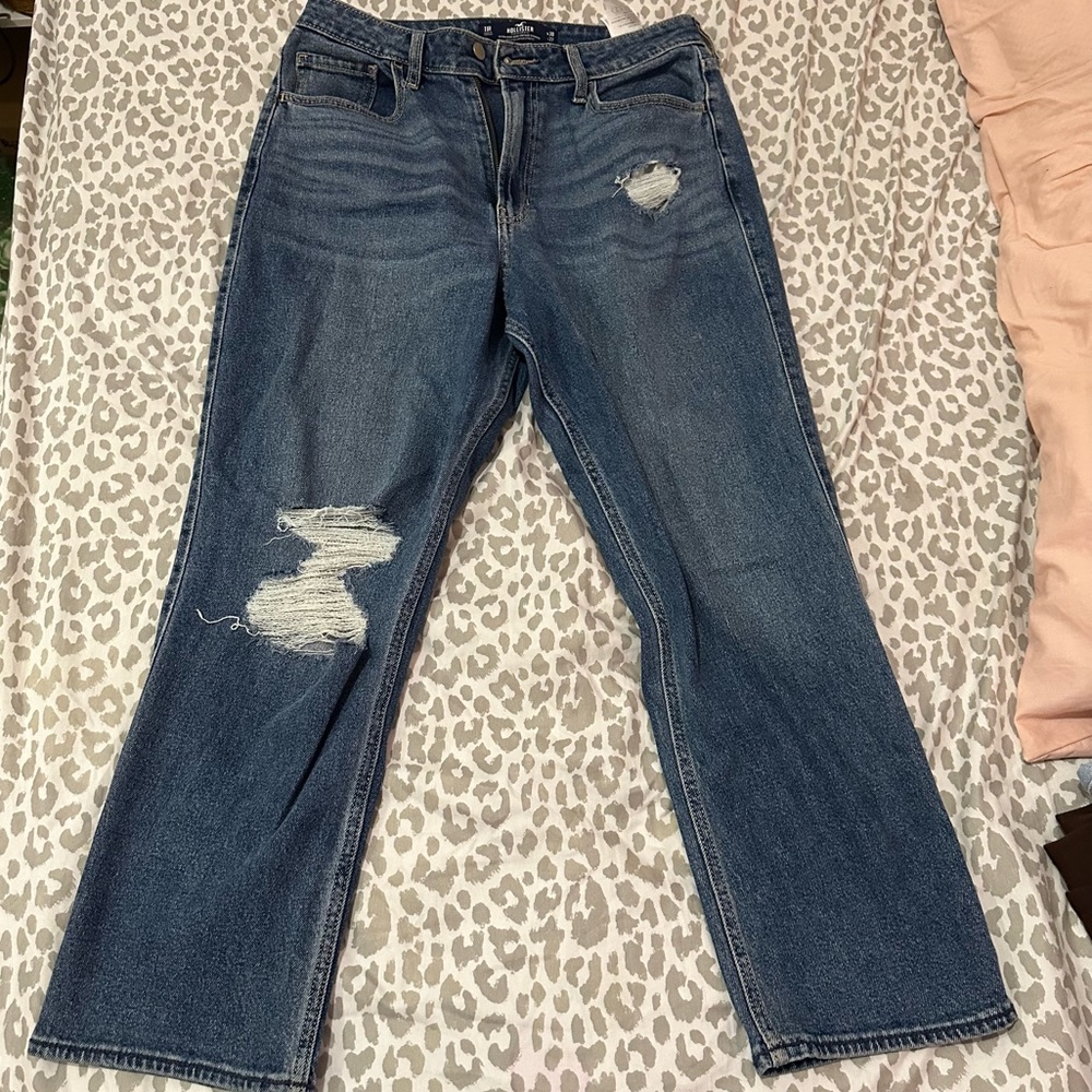 ❤️HOLLISTER ULTRA HIGH-RISE VINTAGE STRAIGHT JEANS size 11